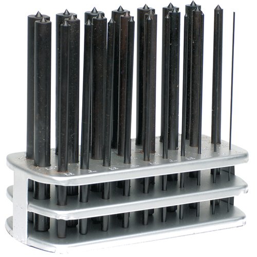 Spellmaco #25 25 Pc 1mm-13mm x .5mm Metric Transfer Punch (Spotter) Set