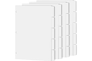 Binder Dividers for 3 Ring Binder