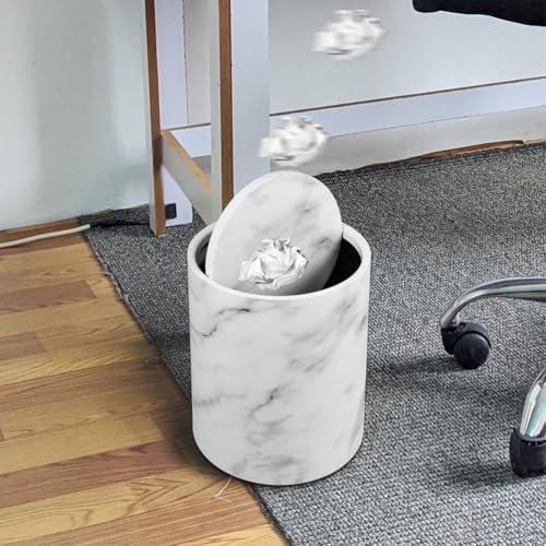 Caneca Decorativa de Mármol para Basura 15 L miniatura 4