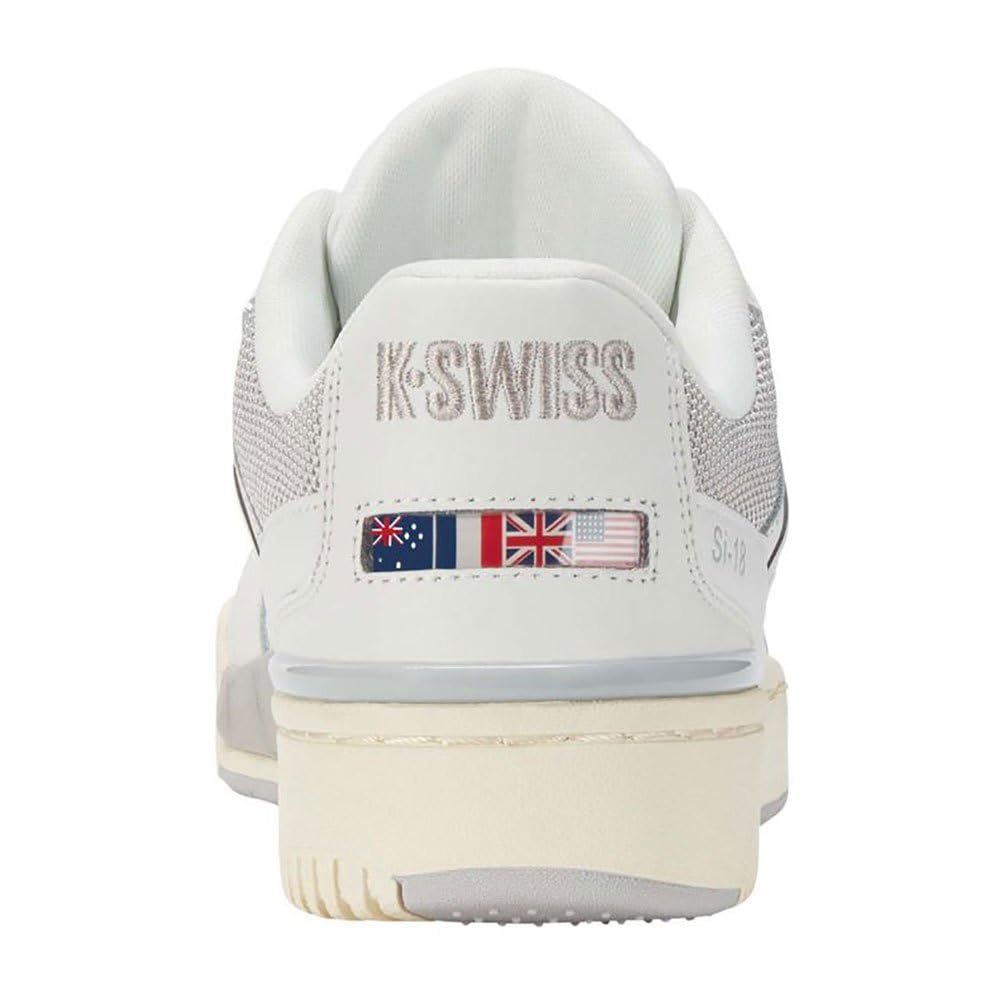 K-Swiss Leder Turnschuhe Rival Si-18 weiß