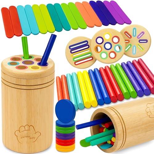 Wooden Montessori Baby Toddler Toys – Sorting Toys for Toddlers