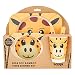 Produktbild Bambus-Faser Umweltfreundlich Kinder Abendessen Sets Tiermotiven Affe Löwe Giraffe - Giraffe, One Size