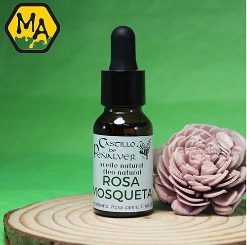 Castillo de Peñalver - Aceite Puro de Rosa Mosqueta 15ml - Tratamiento Intensivo para Cicatrices, Estrías y Manchas - Aceite Facial y Corporal Regenerador 100% Natural - Antiedad y Antioxidante - imagen 2