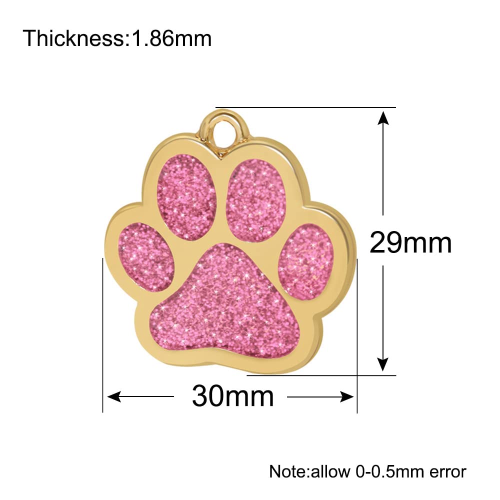 100 PCS Anti Perdita Gatto Cane Tag Ciondolo Personalizzato ID Inciso Nome Tag Negozio di Animali Pet Nome Numero di Telefono Tag FAI DA TE Targhetta All'ingrosso, Blu