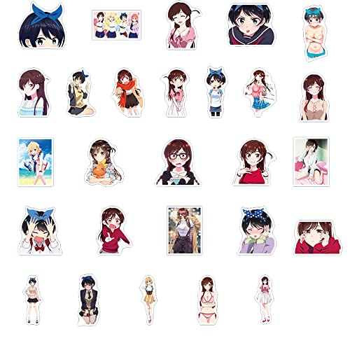 Amazon.co.jp: JIATU 彼女お借りします シール 50枚 かのかり