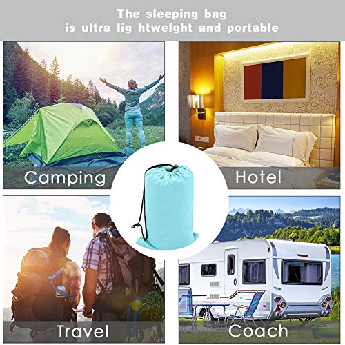 image for OTDEST Sleeping Bag Liner, Travel & Camping Sheet for Adults, Lightwei