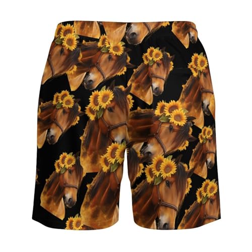 Pantalones cortos de playa ligeros que evitan rozaduras para hombre con cordón 6
