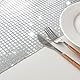 JHXhhthongtong Disco Party Tischläufer, Silber Disco Tischdecke Pailletten Tischläufer Discokugel Tischläufer Geeignet 70er 80er für Disco Party Deko Geburtstag Tanzparty Hochzeit Tischdeko (30x275cm)