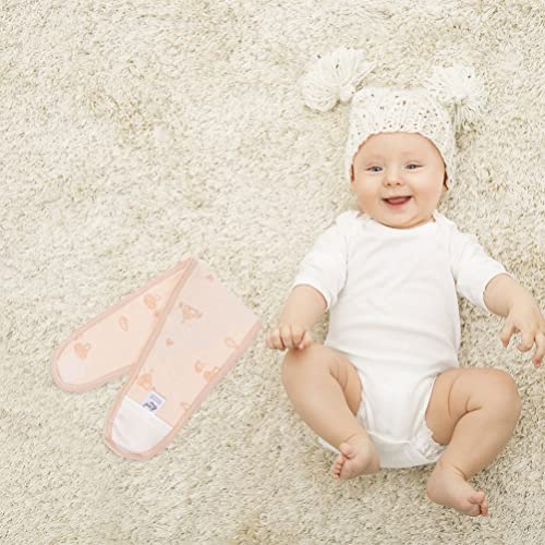 Image of EXCEART Baby Belly Bands 2-Pack Soft Cotton Infant Navel Wraps Breathable Umbilical Cord Care Bands for Newborn Comfort and Protection 18.5X4.13 Inches