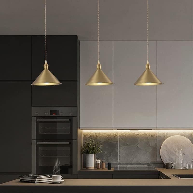 Lampe suspendue LED cuivre E27 pour sublimer un plafond de salon