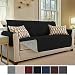 Gorilla Grip Original Slip Resistant Sofa Slipcover Protector, Seat Width Up to 70" Suede-Like, Patent Pending, 2" Straps/Hook, Couch Cover for Kids, Dogs, Pets (Sofa: Jet Black)