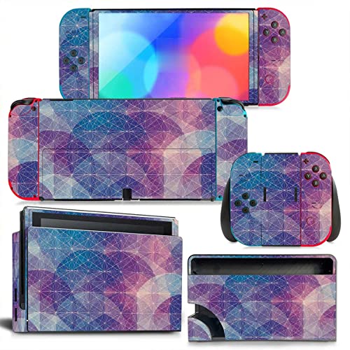 Skin pour Switch OLED console et dock wrap complet pour personnaliser vos sessions de jeu salon