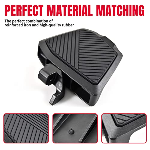 Katimoto Wider Larger Extended Brake Pedal For Can Am Ryker, Brake Foot Rest Brake Peg Pedal Broaden Driver Board Footboards For Can-Am Ryker All Models Accessories (2Pcs） #TOP1