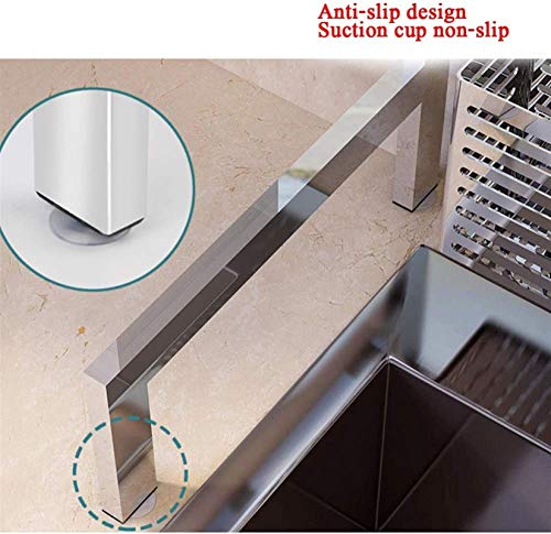 Dish Drying Shelf Over Sink Dish Drying Shelf Kitchen Shelf Dish Drainer 2 Layer Large Capacity Dish