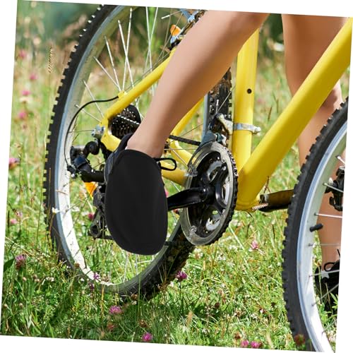Funda para zapatillas de bicicleta de montaña, protectora de talón, cubre-punta, impermeable y aislante para invierno miniatura 5