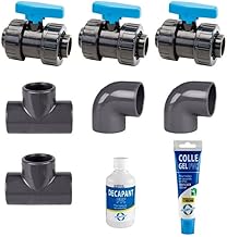 POOLEX B006TB2P6Q - PC-BYPASS-50 - POOLSTAR - Poolex ByPass Kit 50mm - PC-BYPASS-50 - Connection of the Heat Pump to the Filtration System - Compatible with Poolex Range (excluding Megaline)