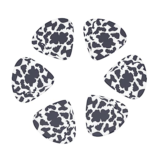 Lot de 12 médiators pour guitare électrique basse acoustique Motif vache noire - Les Beatles, Paul McCartney, John Lennon, RIngo Starr, George Harrison Lot de 12 médiators pour guitare électrique basse acoustique Motif vache noire – Image 3
