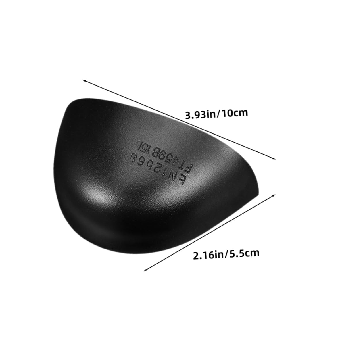 HOLIDYOYO 4 Pairs Anti-smash Safety Toe Cap Steel Toe Boot Covers Protectors Steel Toe Shoe Covers Shoe Toe Covers for Worker Steel Toe Covers for Shoes Women Steel Toe Inserts Black Iron