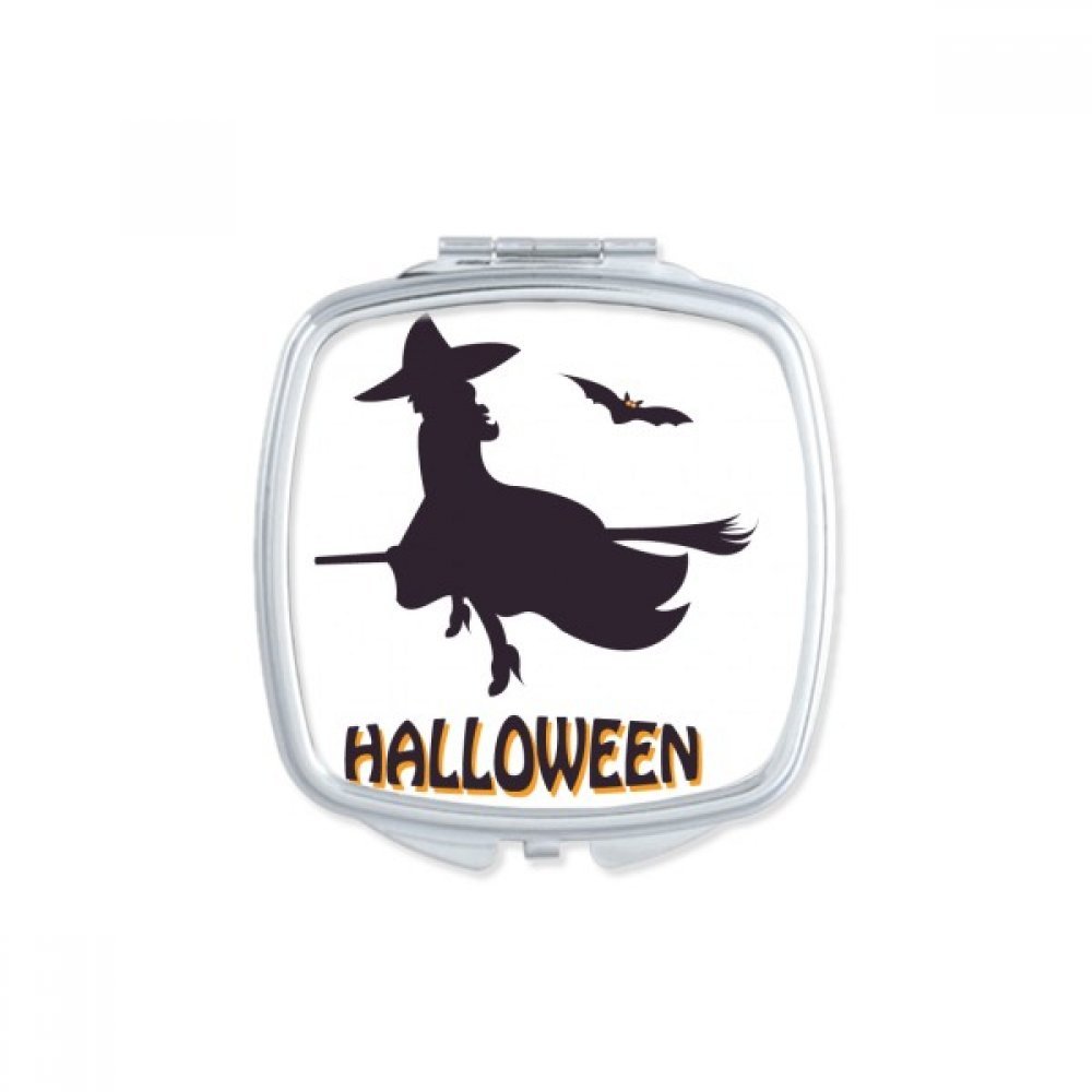 Miroir de maquillage Hallowmas de poche portable pour retouches beauté en soirée
