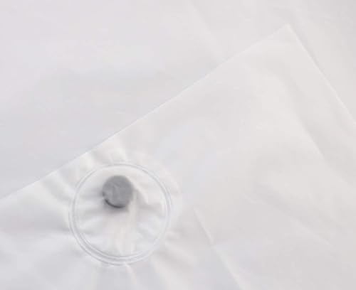 Miniatura 4 de River Dream Repuesto de forro de cortina de ducha de plástico (PEVA) con imanes extraíble (1, plástico)