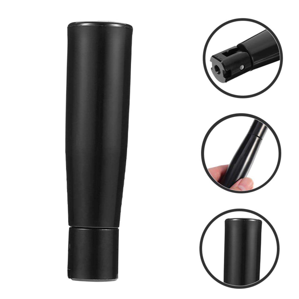 KICHOUSE 4pcs Foldable Handle Machine Handle Car Handwheel Machine Grip Crank Grip Replacement Handwheel Handle Grip Revolving Handle Replacement Rotating Revolving Handle Tool Black Nylon