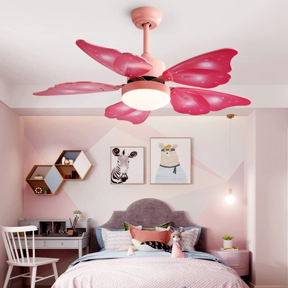 Lampe suspendue ventilateur de plafond LED pour apaiser les nuits en chambre d'enfant