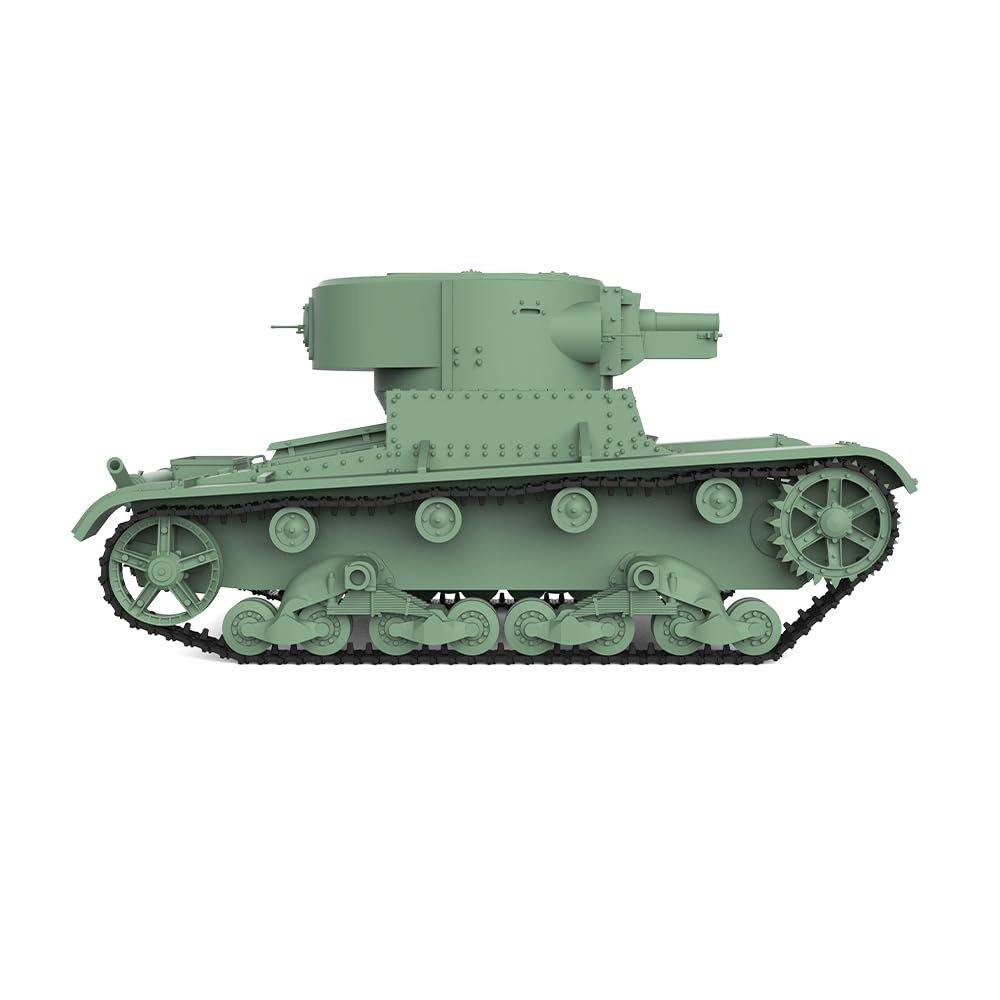 MRY-SFW SS16600 1/16 zestaw do budowy modelu wojskowego, radziecki czołg lekki T-26-4