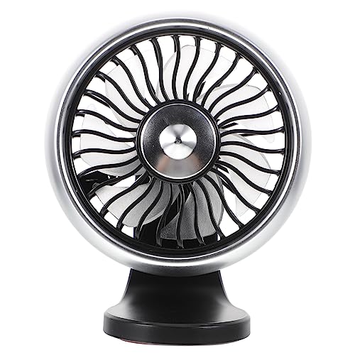 UPKOCH Mini ventilador de coche ventilador con luz ventilador de mano para bebé admirador ventilador eléctrico del coche ventilador de refrigeración del coche Silenciar aire acondicionado