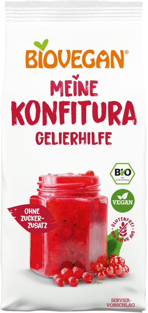 Konfitura, Vorteilspack, Gelierhilfe ohne Zuckerzusatz, BIO 12 x 100 g