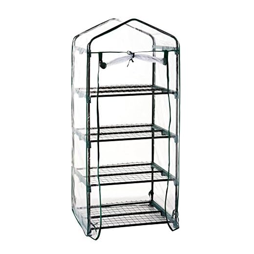 Catral 53010152 Invernadero, 4 baldas, Verde, 49x69x158 cm