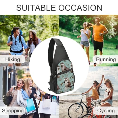 Mochila tipo Sling Casual para Senderismo y Viaje miniatura 6