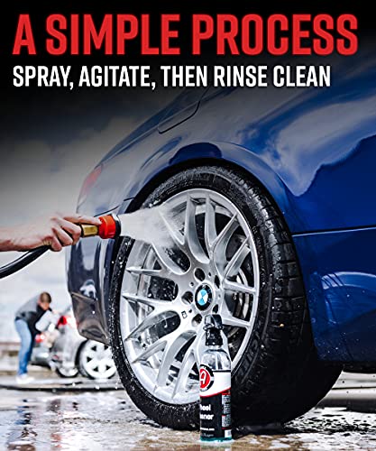 Adam's Wheel Cleaner 5 Gallon - Tough Wheel Cleaning Spray For Car Wash Detailing | Rim Cleaner & Brake Dust Remover | Safe On Chrome Clear Coated & Plasti Dipped Wheels | Use W/Wheel Brush #TOP4