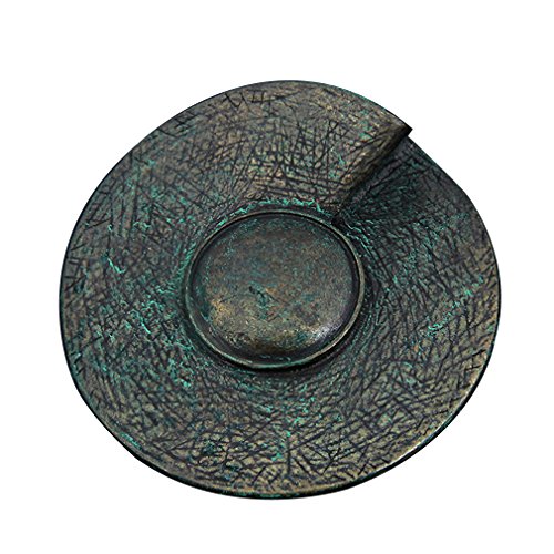 Verde pin spilla moda forma rotonda di grandi