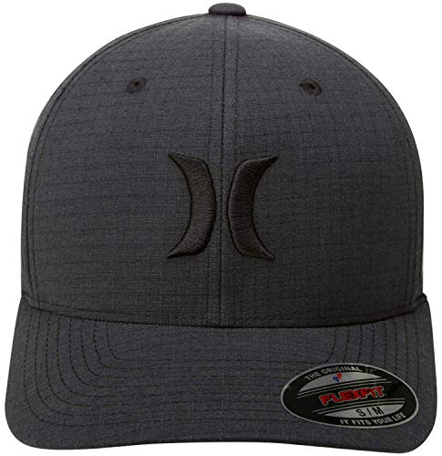 Image of Hurley Men's Caps - One & Only Flexfit Baseball Cap - Fitted Hats for Men (S-XL)