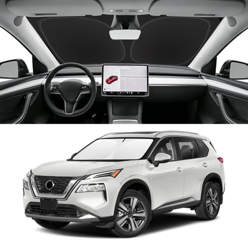 Image of Custom Fit Windshield Sun Shade for Nissan Rogue 2021-2026