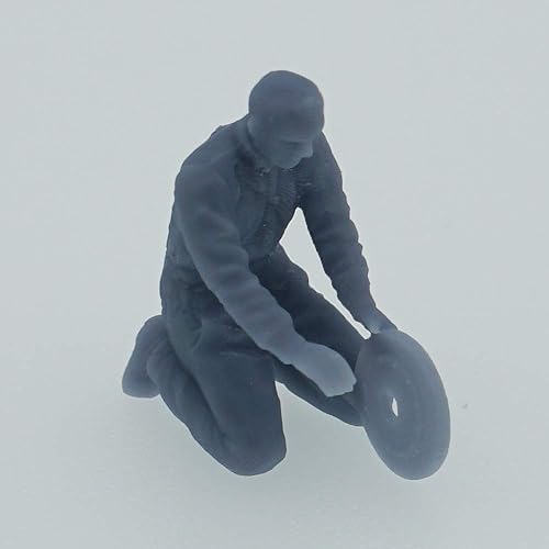 Miniatura 3 de Outland Models Juego de mecánico de equipo de mantenimiento de coches Rally Racing Escala 1:64