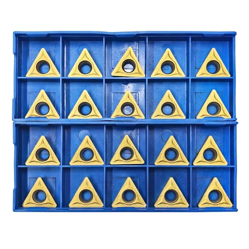 20PCS TCMT16T308 Carbide Turning Inserts for CNC Lathe