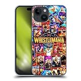 Head Case Designs Officially Licensed WWE Key Art Poster Wrestlemania 41 Hard Back Case Compatible with Apple iPhone 15