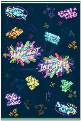 Lifeway Kids VBS 2026 Illumination Station Tablecloths (Pack of 2) image 2
