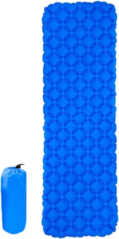 Portable Camping Mat Ultralight Inflatable Mattress TPU Proof Outdoor Tent Travel Folding Bed Sleeping Pad (Color : 05)
