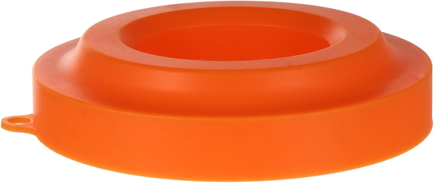 1Pc Silicone Pressure Cooker Lid Holder Practical Dishwasher Safe Air Fryer Cover Support Rustproof Food Lid Cover Holder Orange