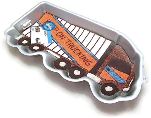 tractor trailer cake pan - Wilton Cake Pan: 18 Wheeler Truck/Tractor Trailer/Moving Van (2105-0018, 1986)