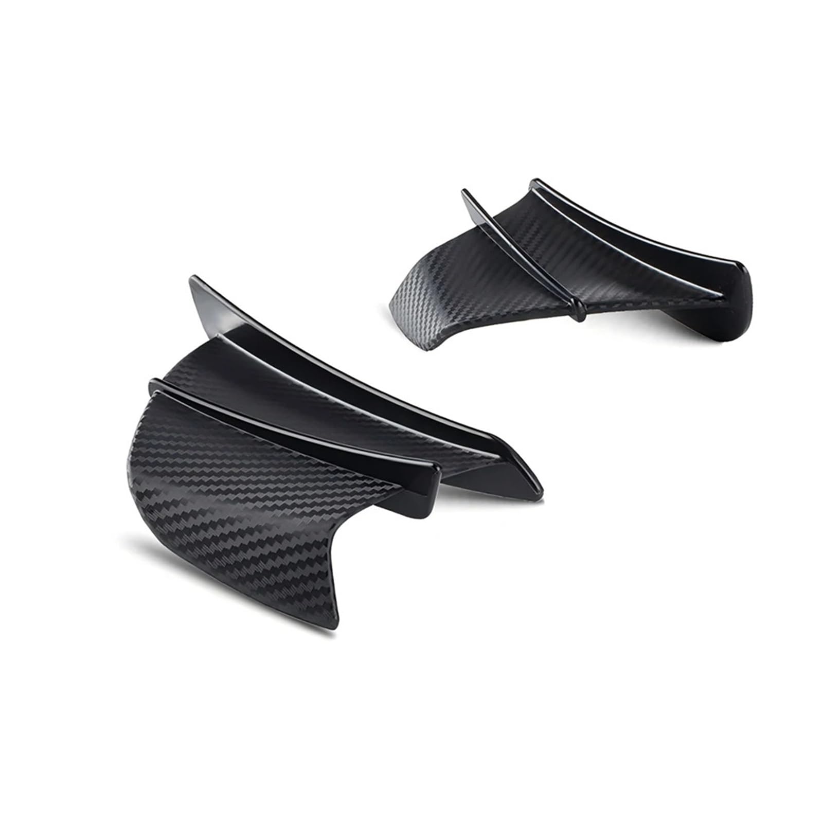 Front Bumper Splitter dachowy Pasuje do Yamaha YZF R1 R6 R25, pasuje Kawasaki Ninja H2 H2R, motocykla, skrzydła, bocznego spojlera, płetwy