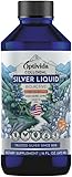 Optivida Colloidal Silver Liquid - 10 PPM Liquid Silver Immune Support, Pure Nano Silver Hydrosol Liquid for Family Wellness - Natural Silver Water for Adults & Kids, Non-GMO, 3rd Party Tested - 16 Oz
