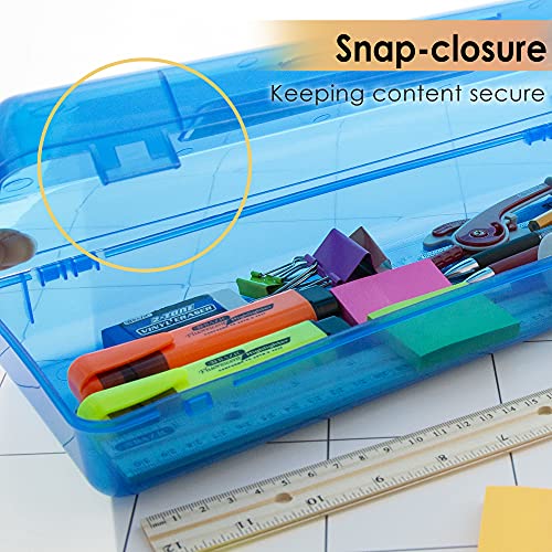 BAZIC PRODUCTS Bright Color Ruler-Length Pencil Box, 12-Case by BAZIC PRODUCTS - Used condition - Image 5