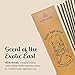 Mystic Oud Agarwood Incense Sticks - (40+Sticks, 9 inch) Thick Natural Resin Incenses Made from Assam Oudh Chips, Clean Charcoal Free | Infuse Luxury with These Exotic Oud Incense (Burn Time 45+ mins)