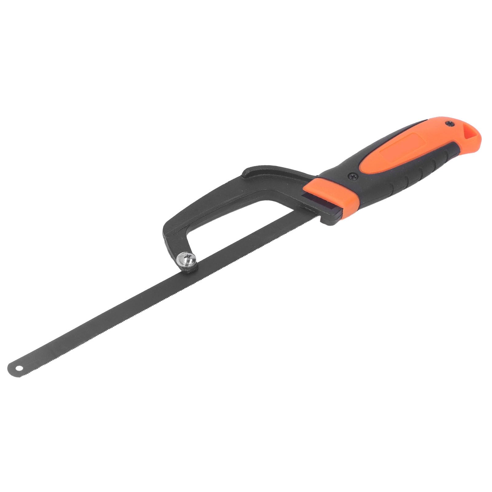 Pro Mini Sierra para Metales con Marco de Aluminio, Mango de Goma ómico, Base Acanalada, Ajustable para Corte Preciso de Madera, PVC, Tubos, Herramienta Manual para Bricolaje y Carpintería