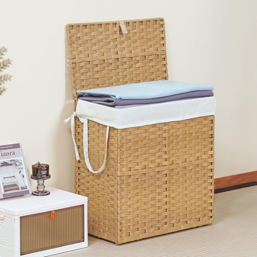 DUMOS 110L Woven Laundry Basket thumbnail 2