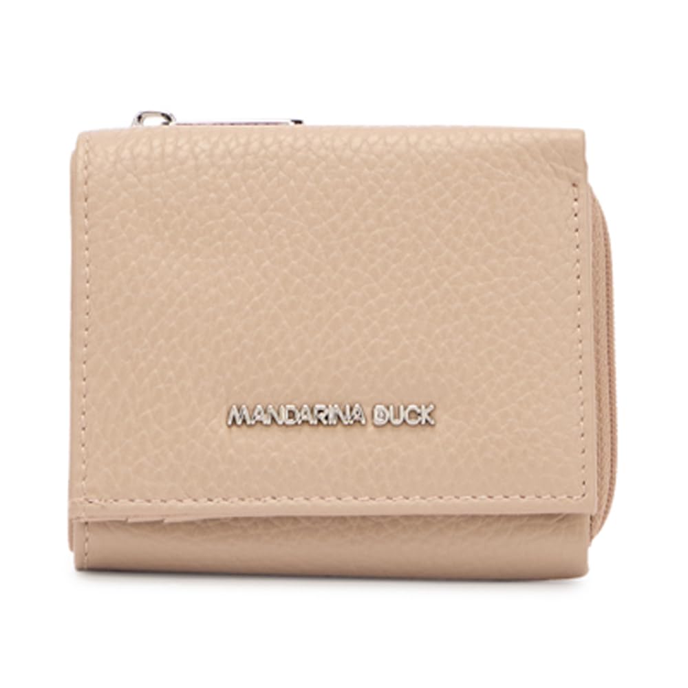 Mandarina Duck Women Mellow Leather Wallet Billfold, Warm Taupe, One Size
