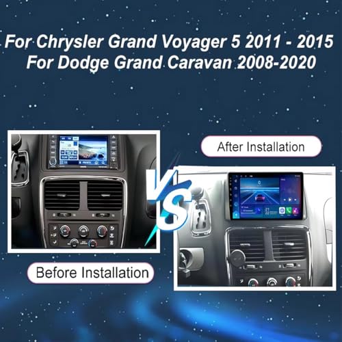Radio Carplay 2 DIN para Dodge Durango: moderniza tus viajes con pantalla y bluetooth 2